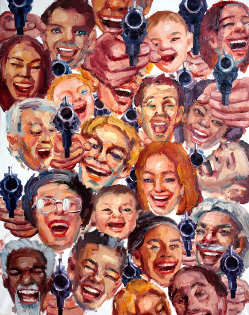 SMILE SHOOTS Mai 2023, Paris Huile sur toile | 162×130 cm
