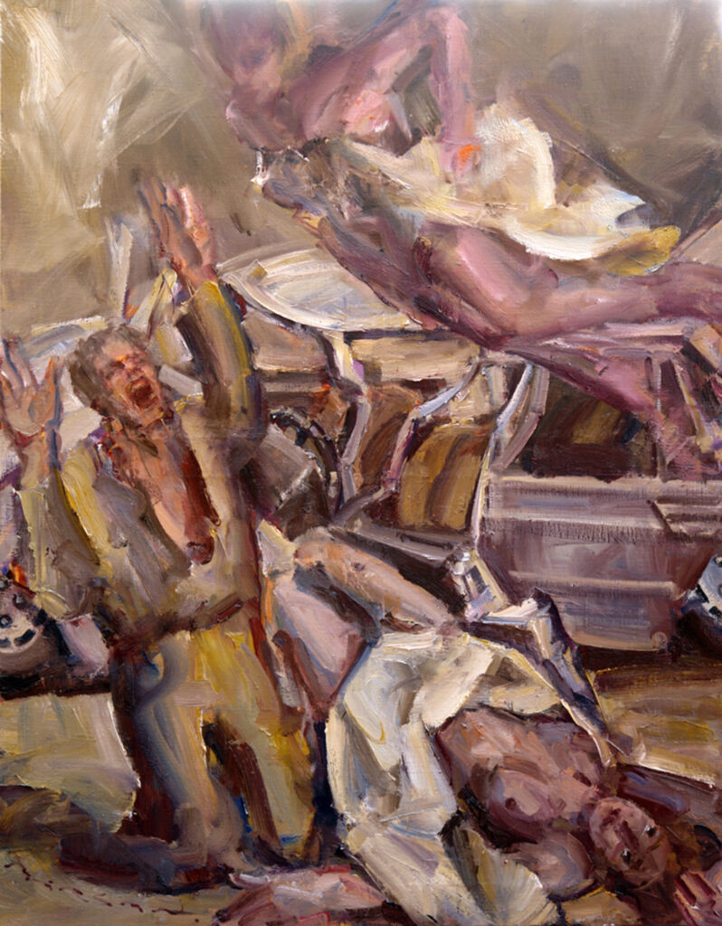 ONE MINUTE AFTER Mai 2013, Paris Huile sur toile | 146×111 cm